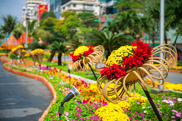 Đường hoa Nguyễn Huệ