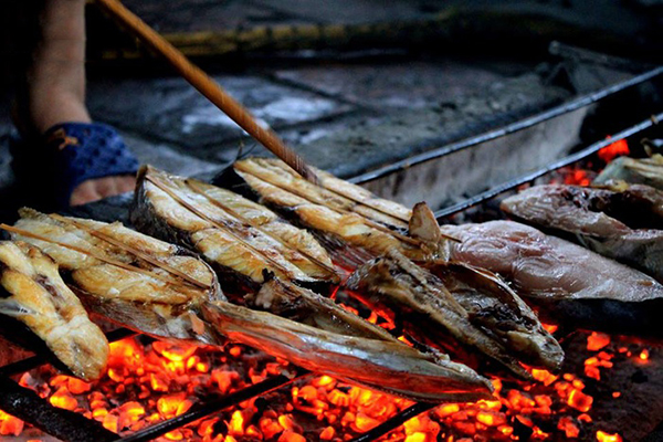 Cá thu nướng than hồng