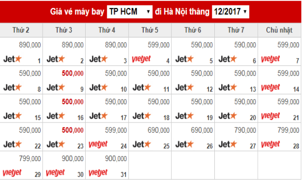 gia-ve-tphcm-di-ha-noi-thang-12