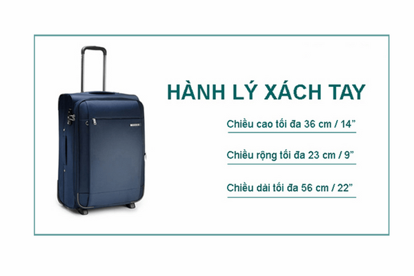 Quy định về kích thước hành lý ký gửi Vietjet