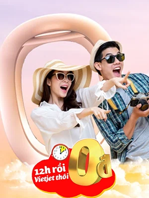 Vietjet khuyến mãi vé máy bay 0 đồng